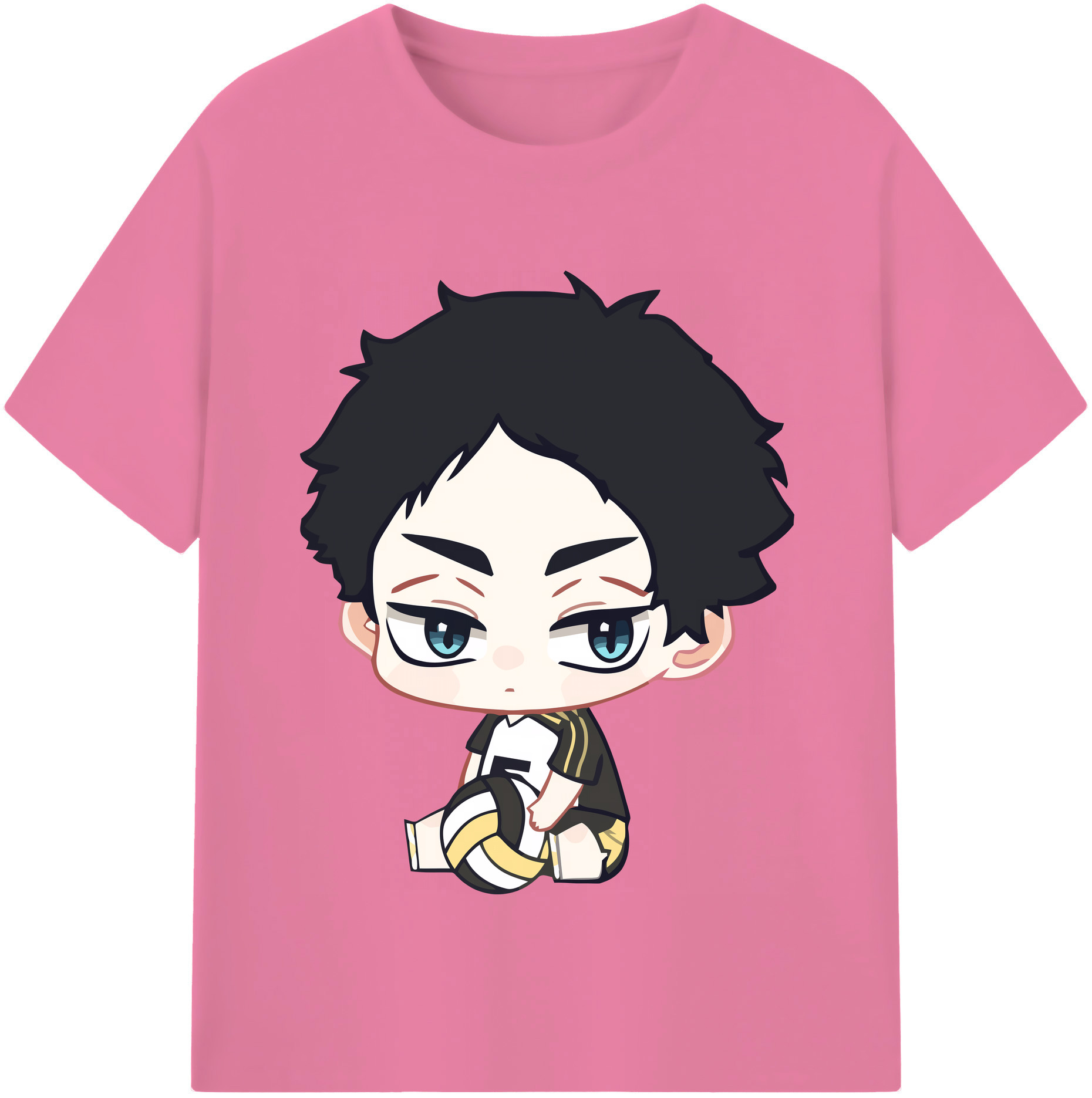 （画像用） ハイキュー!! Haikyu!! 綿100％半袖Tシャツ（フロントプリント）